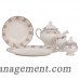 Shinepukur Ceramics USA, Inc. Linen Ivory China Traditional Serving 5 Piece Dinnerware Set SHPK1066
